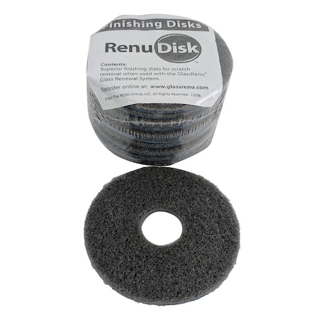 Glass Renu GlassRenu RenuDisks Gray  3 Inch 106-4035